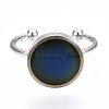 Flat Round Mood Ring RJEW-T025-01P-2