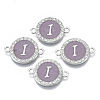 Alloy Enamel Links Connectors ENAM-TAC0003-01S-01I-1