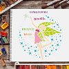 Plastic Reusable Drawing Painting Stencils Templates DIY-WH0172-297-6