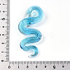 Handmade Gold Sand Lampwork Big Pendants LAMP-T023-11C-3