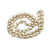 Electroplate Non-magnetic Synthetic Hematite Beads Strands G-T061-101H-2