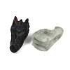 Natural Gemstone Dragon Healing Figurines DJEW-D010-01-4