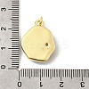 Brass Enamel Pendants KK-K302-19B-G-3