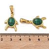 Synthetic Malachite Pendants STAS-L309-03G-3