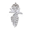 Hollow 304 Stainless Steel Pendants LS-STAS-Z183-01P-1