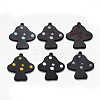 Spray Painted Cellulose Acetate(Resin) Pendants KY-R018-06-1