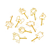 24Pcs 12 Style Alloy Open Back Bezel Pendants PALLOY-CJ0001-128-5