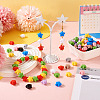  200Pcs 10 Colors Opaque Acrylic Beads OACR-TA0001-42-15