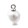 ABS Plastic Imitation Pearl Pendants FIND-H052-01E-04P-1