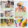 AHADEMAKER 6Pcs 6 Colors Alloy & Iron Hat Clip for Travel AJEW-GA0004-62B-6