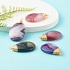 Natural Agate Pendants PALLOY-JF00778-3