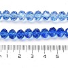 Transparent Painted Glass Beads Strands X1-DGLA-A034-T6mm-A01-3