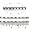 304 Stainless Steel Curb Chains CHS-C013-01E-P-2