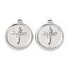 304 Stainless Steel Pendants STAS-P432-01F-P-1