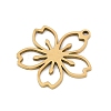 5Pcs 201 Stainless Steel Pendants STAS-K299-03B-G-2