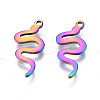 Ion Plating(IP) 201 Stainless Steel Charms STAS-S119-138-2