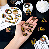 20Pcs 10 Styles Resin & White Wood Pendants RESI-TA0002-67B-6