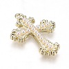 Alloy Jewelry White Acrylic Pendants X-PALLOY-Z001-16LG-3