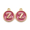 Golden Plated Alloy Enamel Charms LS-ENAM-S118-08Z-1