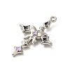 Spray Painted Alloy Pendants PALLOY-O001-08D-P-2