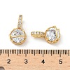 Brass Micro Pave Cubic Zirconia Pendants KK-Z139-04G-03-3