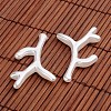 Branch Acrylic Imitation Pearl Pendants OACR-O002-7253-2