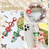 12Pcs 6 Styles Silicone Focal Beads SIL-CJ0002-44-7