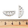 Rack Plating Brass Rhinestone Spacer Beads KK-S379-14P-A-2