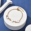 Ion Plating(IP) 304 Stainless Steel Link Bracelets BJEW-P345-10G-01-1