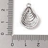 Tibetan Style Alloy Pendants FIND-C060-050AS-3