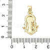 Brass Micro Pave Cubic Zirconia Pendants KK-K368-03B-G-3