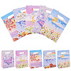 5Pcs 5 Styles Printed Paper Gift Tote Bags ABAG-TA0001-53-1