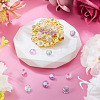 9Pcs 3 Colors Cubic Zirconia Cabochons ZIRC-TA0001-30A-7