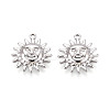 304 Stainless Steel Sun Pendants STAS-T069-28P-1
