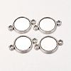 Alloy Cabochon Connector Settings X-PALLOY-A13117-AS-RS-1