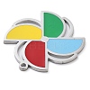 304 Stainless Steel Enamel Pendants LS-STAS-M076-06P-2