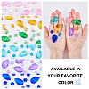 DIY Shining Faceted Pendant Making Kits DIY-GF0003-25F-4