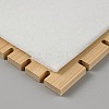 Rectangle Wood Necklace Organizer Display Stands with Velvet Mat AJEW-WH0166-37-2