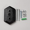 Hexagon ABS Plastic Wall Mounted Skateboarding Displays Stands ODIS-WH0025-191-1