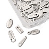 100Pcs 5 Styles 304 Stainless Steel Charms STAS-FP0001-04-3