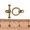 Alloy Toggle Clasps FIND-G098-03AB-3