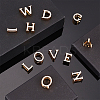 Zinc Alloy Letter Slide Charms FIND-WH0120-10LG-8