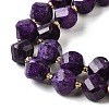 Natural Sesame Jasper Dyed Beads Strands G-U023-A01-03-4