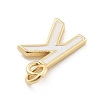 Rack Plating Brass Pendants KK-C065-05K-G-2