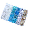 DIY 24 Style Acrylic & ABS Beads Jewelry Making Finding Kit DIY-NB0012-02D-3