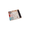 Wooden Bead Design Boards WOOD-WH0042-26B-7