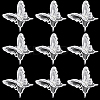 30Pcs Polyester Butterfly Lace Appliques DIY-CY0001-65B-1