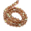 Synthetic Moonstone Beads Strands G-F142-8mm-04-2