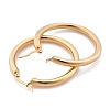 304 Stainless Steel Hoop Earrings EJEW-H358-08G-C-2