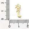 Brass Micro Pave Cubic Zirconia Pendants LS-KK-M310-01G-10-3